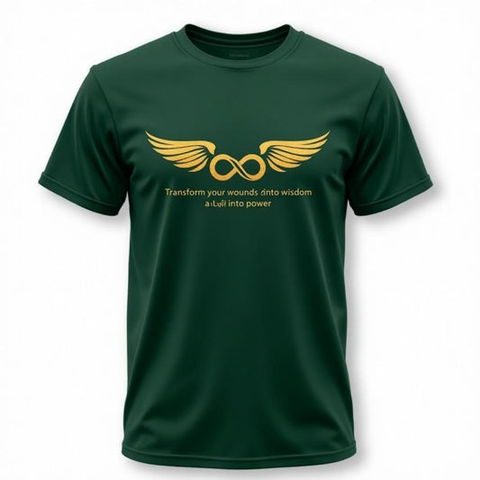 Alchemist Soul Tee - Front View with Infinite Wings Logo