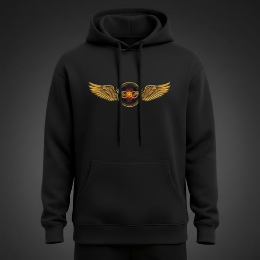 Infinite Wings Hoodie - Matte Black