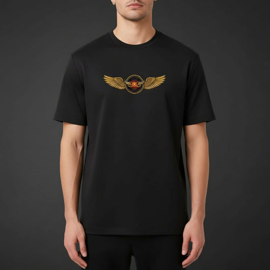 Infinite Wings Tee - Matte Black