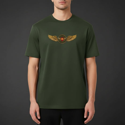 Infinite Wings Tee - Forest Green